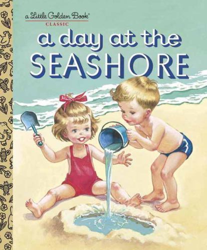 Vintage A Little Golden Classic Book A Day At The Seashore #2292