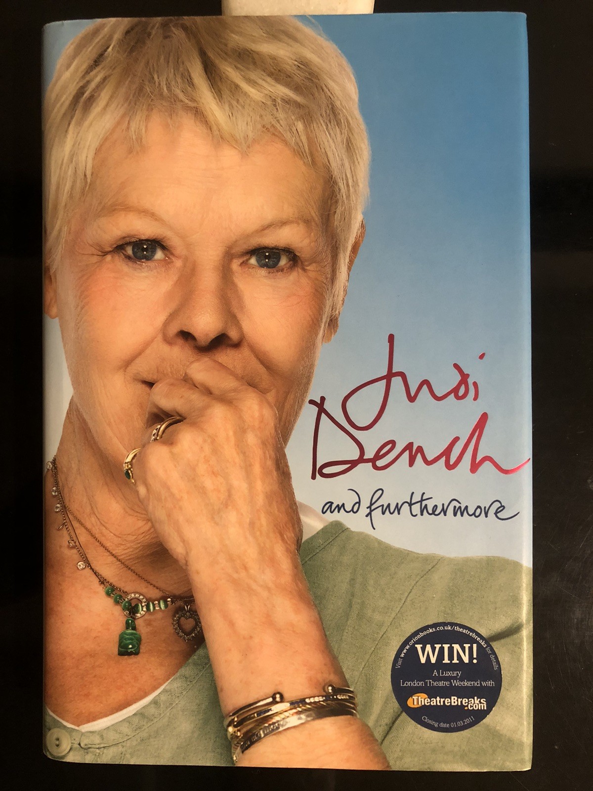 Judi Dench And Furthermore W&N UK 2010 First Ed/F.Print HC DJ Br.New Aut/phy 🎬