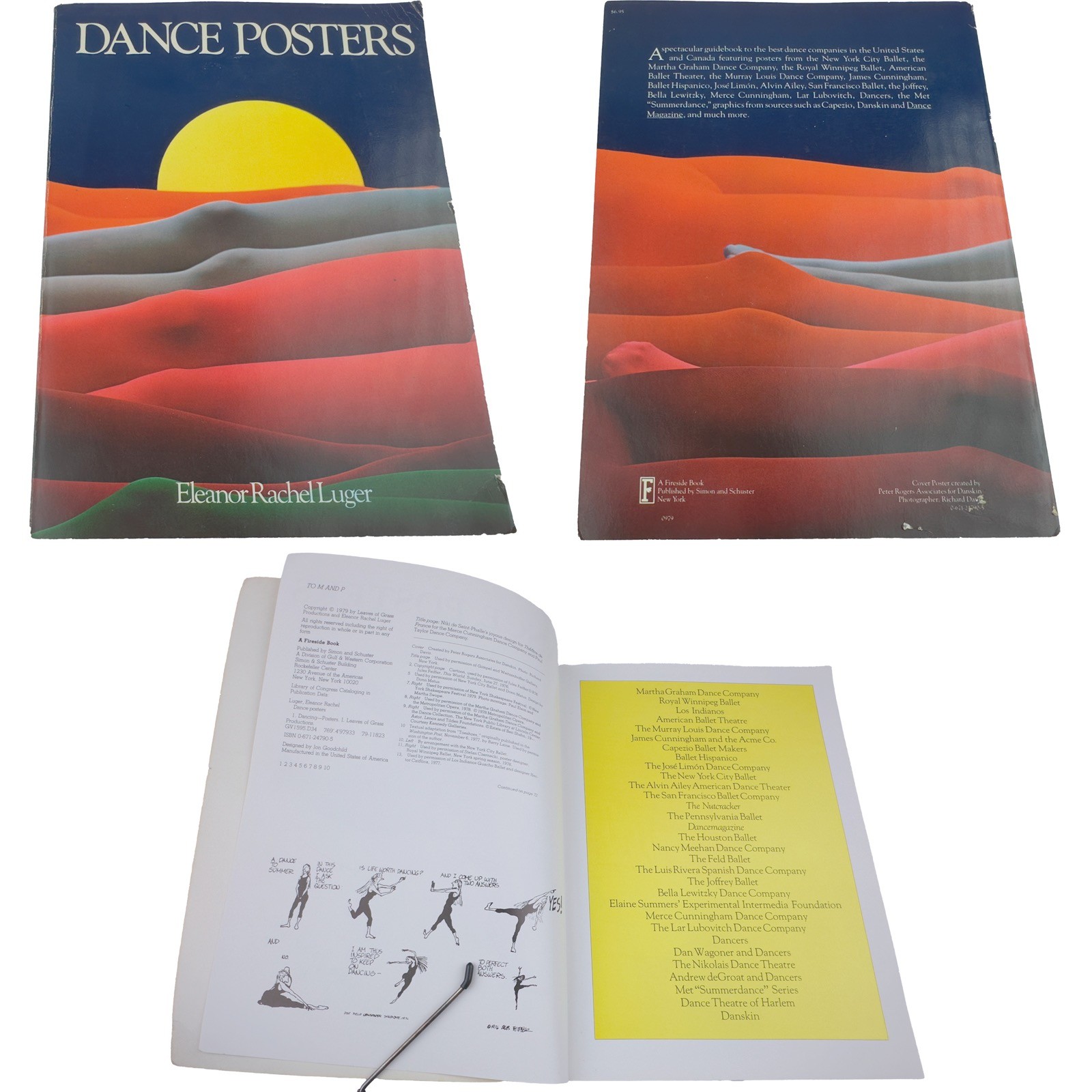 Dance Posters Eleanor Rachel Luger 1979 1st Edition SIGNED Dance History