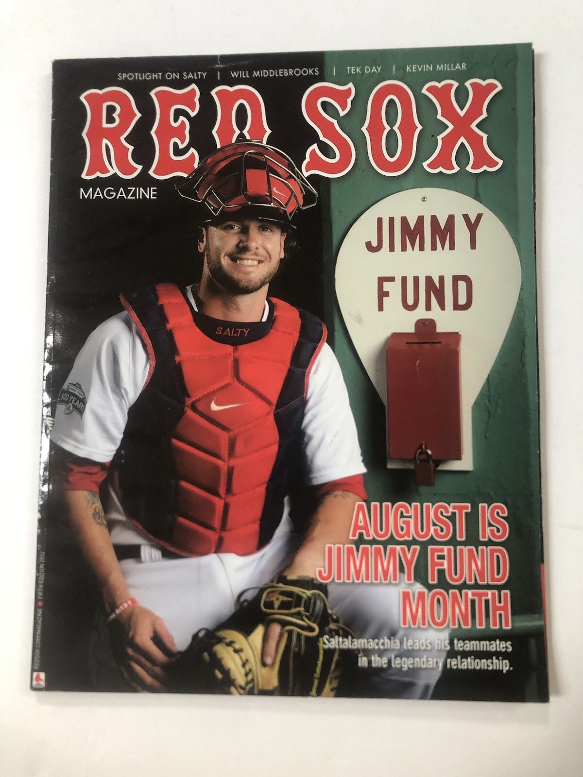 Red Sox Magazine 2012 Fourth, Fifth (Saltalamacchia) and Sixth Edition (Pesky)