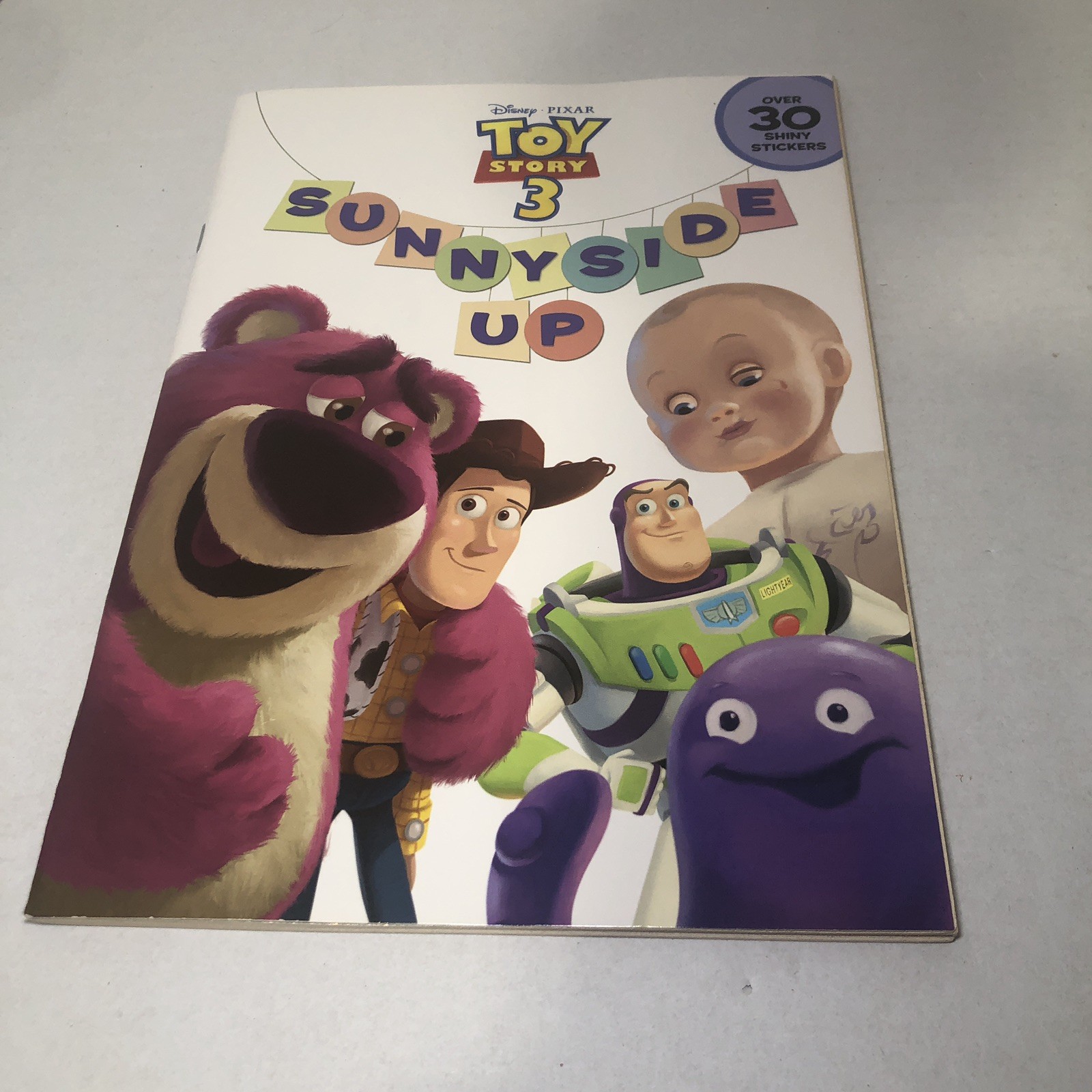 Disney Toy Story 3 Sunnyside Up Coloring & Sticker Book UNUSED 2010