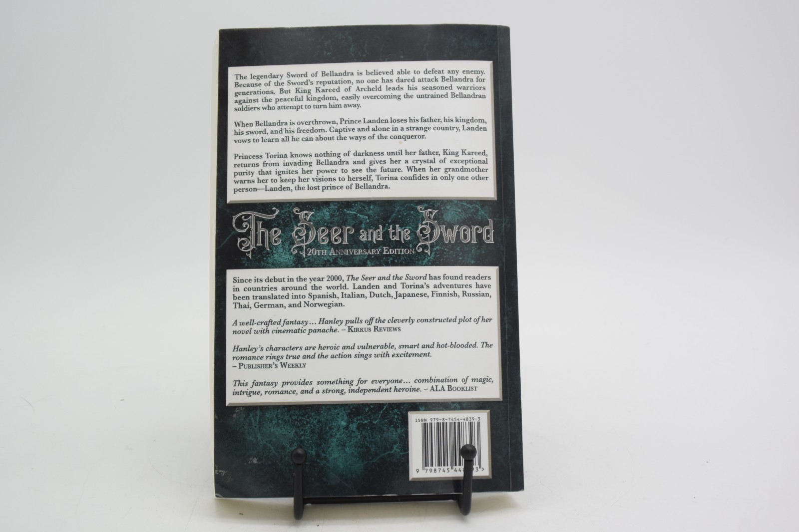 The Seer and the Sword Victoria Hanley Hardcover DJ First Edition YA Fantasy