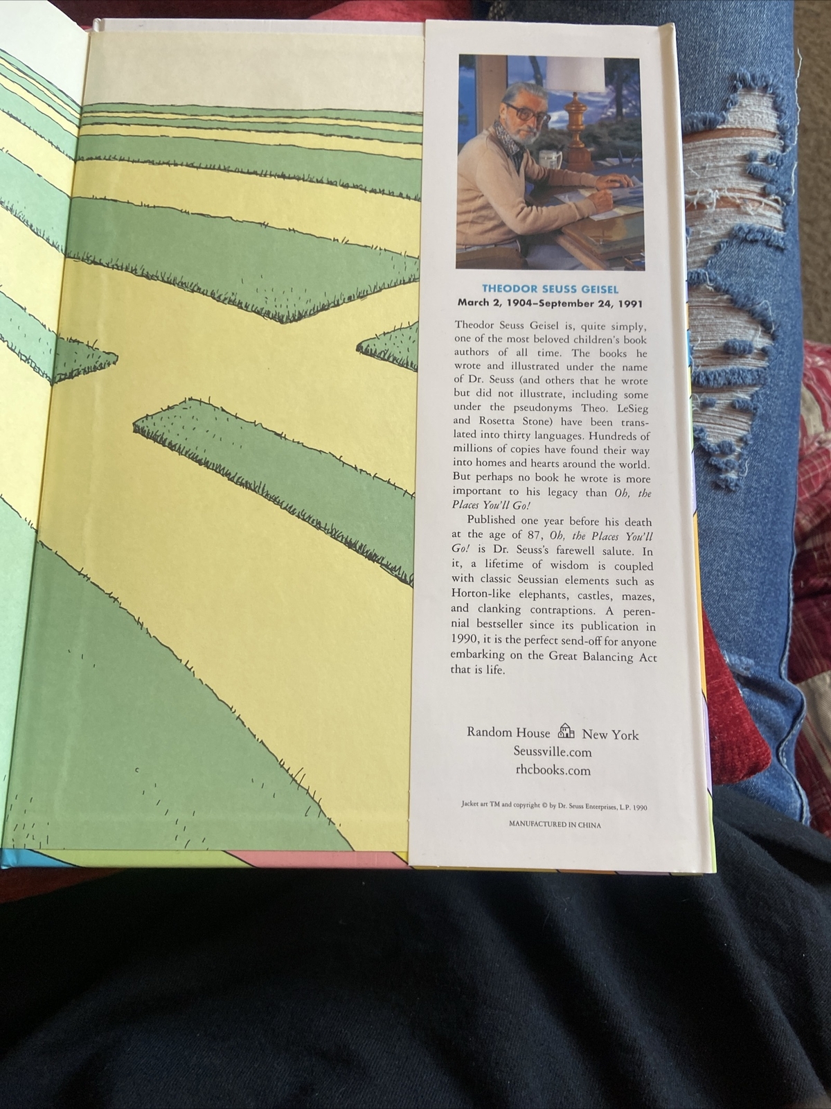 Classic Seuss Ser.: Oh, the Places You’ll Go! by Seuss (1990, Hardcover)