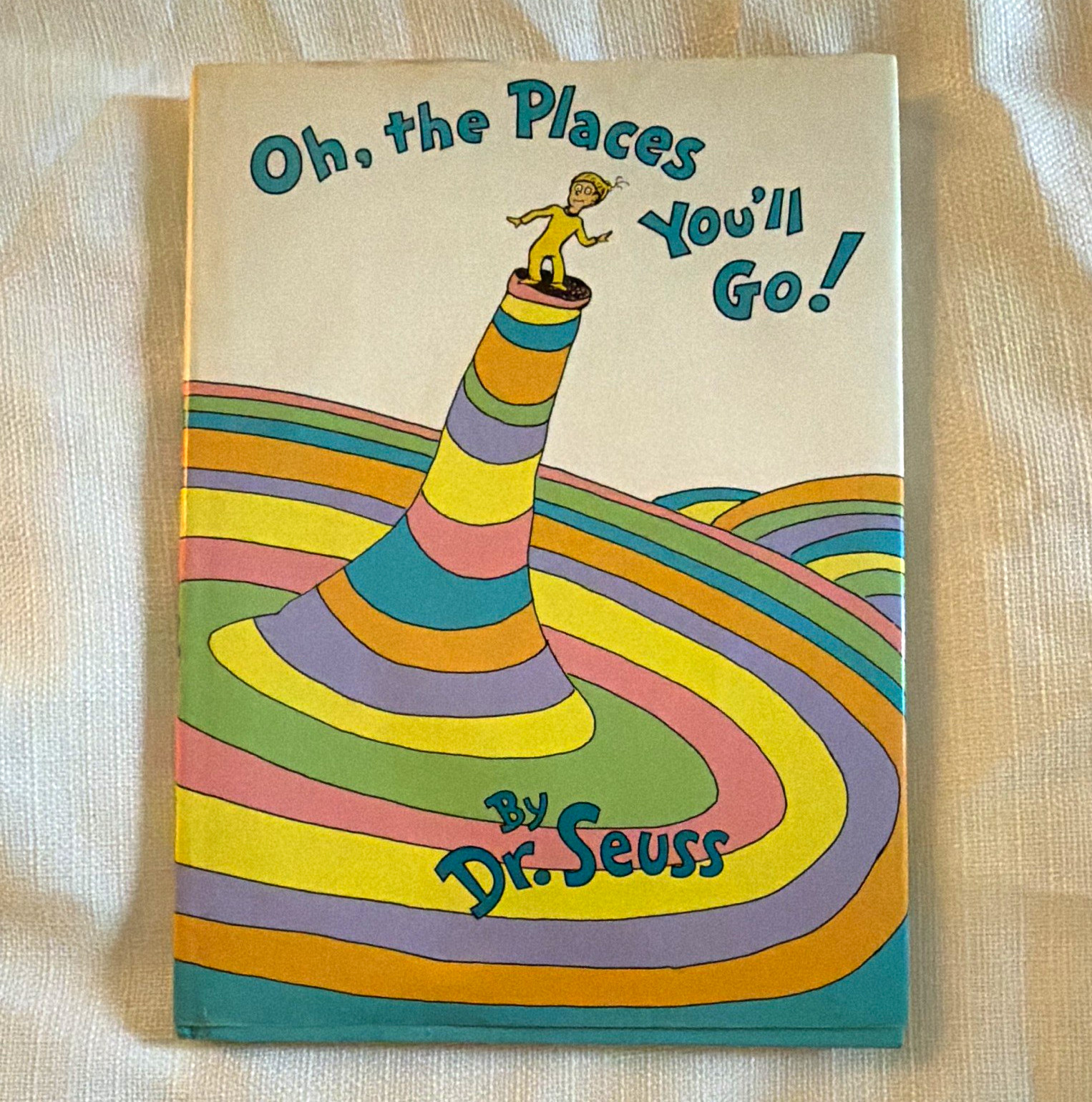 Dr. Seuss Oh, the Places You’ll Go! Hardcover Illustrated DJ Inscribed 1990