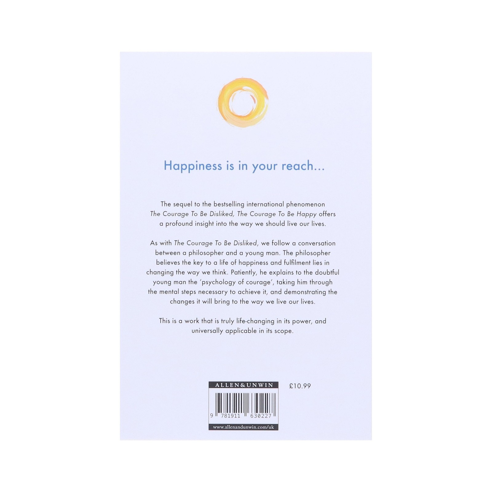 The Courage to be Happy Book By Ichiro Kishimi & Fumitake Koga – Paperback