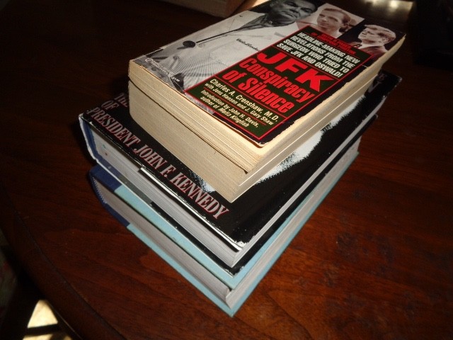 HIGH TREASON 1, 2 Grodon & Livingstone +Jim Marrs CROSSFIRE JFK Conspiracy =4 Vs