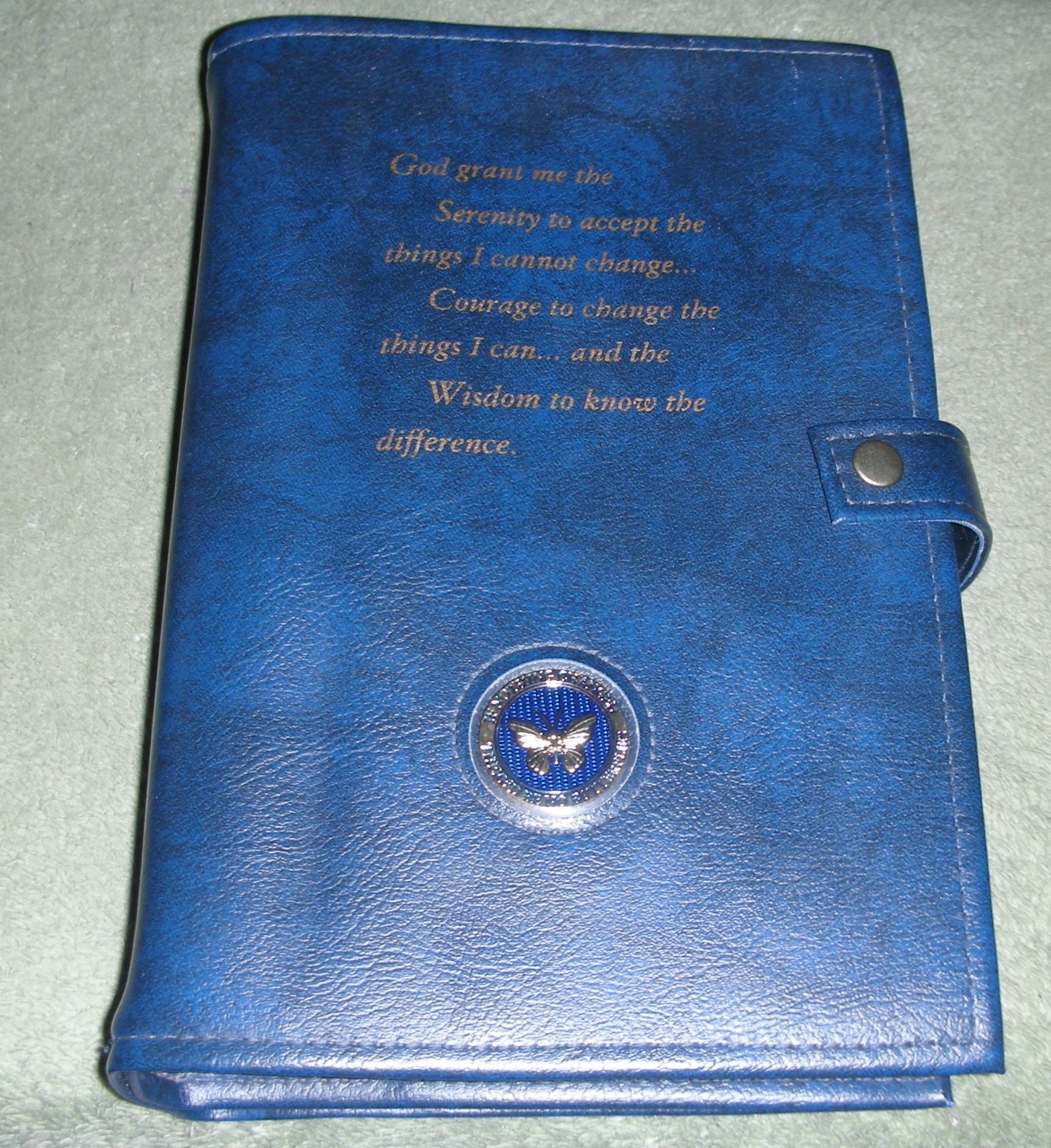 Deluxe ALCOHOLICS ANONYMOUS Big Book Ed 4 & 12 Steps & 12 Traditions in Holder