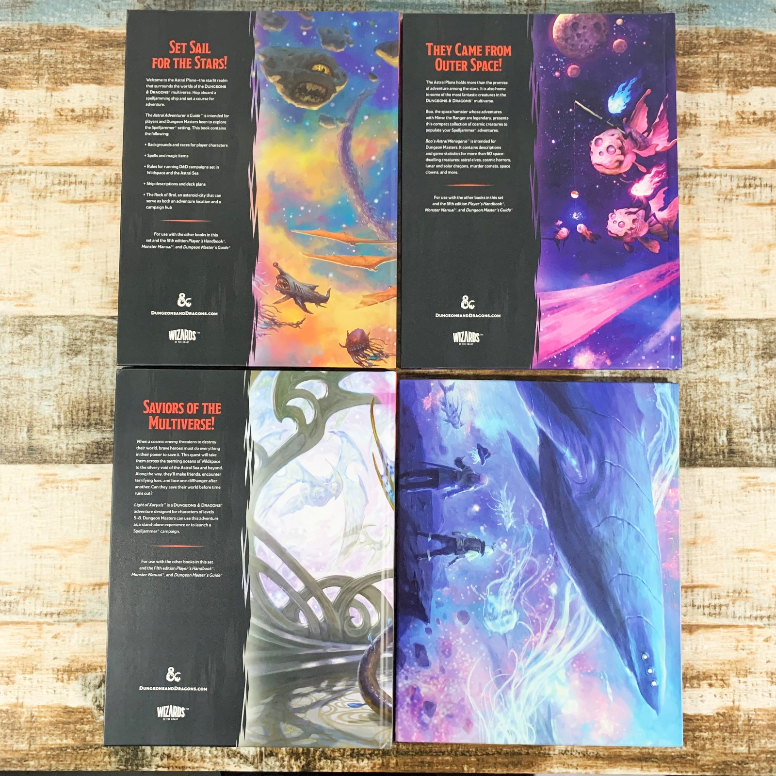 Dungeons & Dragons Spelljammer Adventures in Space Box Set w/ Slipcase