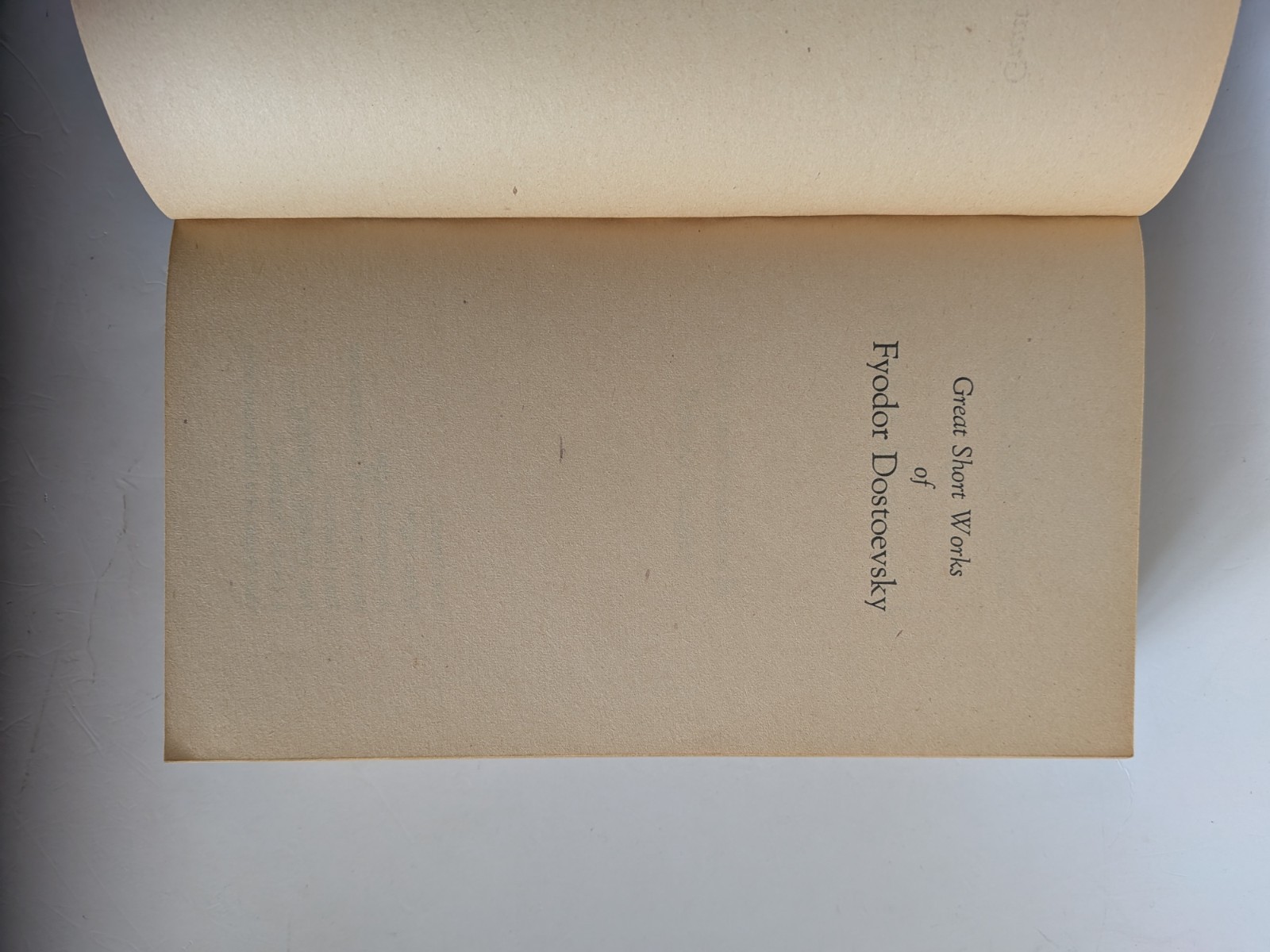 Great Short Works Of Fyodor Dostoevsky 1968 Paperback – Perennial Classic Edit