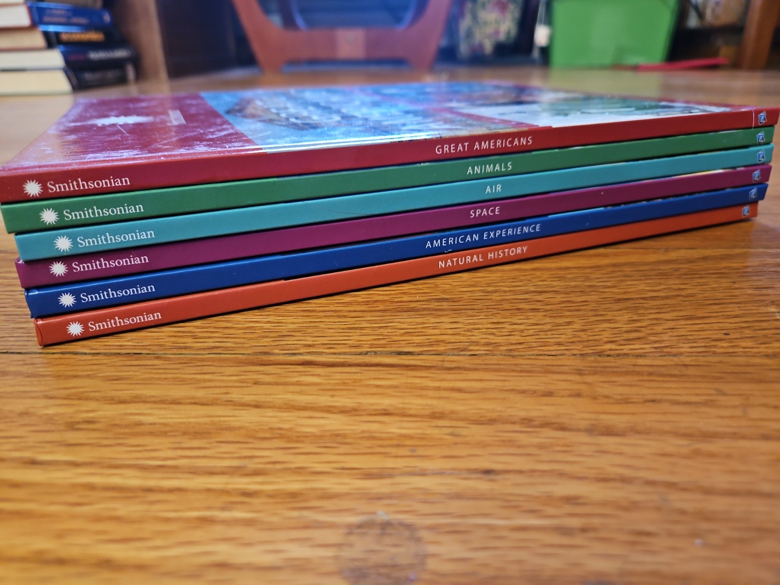 Smithsonian Interactive Library 6 Book Set Air Animals Space Natural History HC