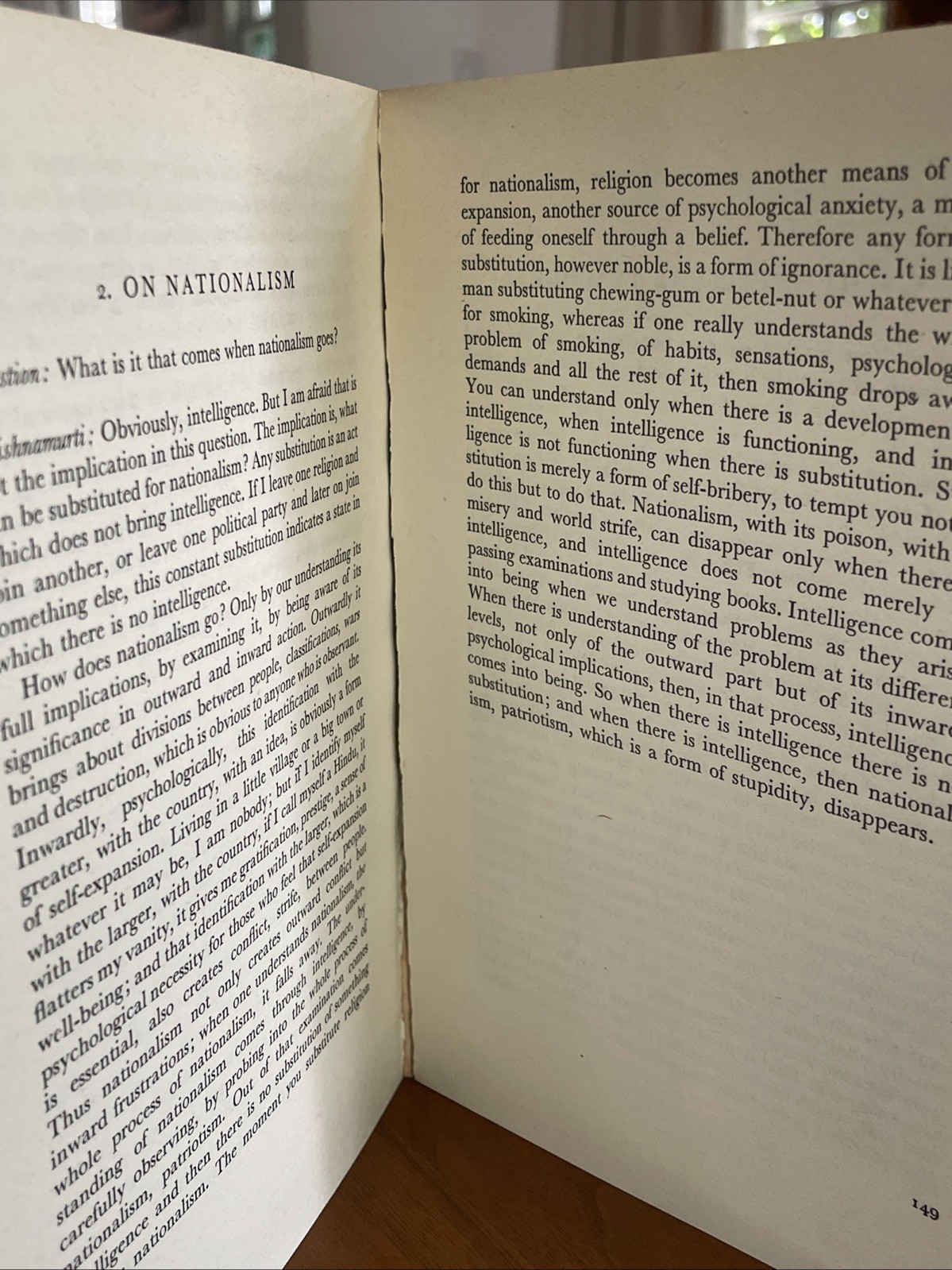 J. Krishnamurti The First and Last Freedom Aldous Huxley 1975 Vintage Paperback