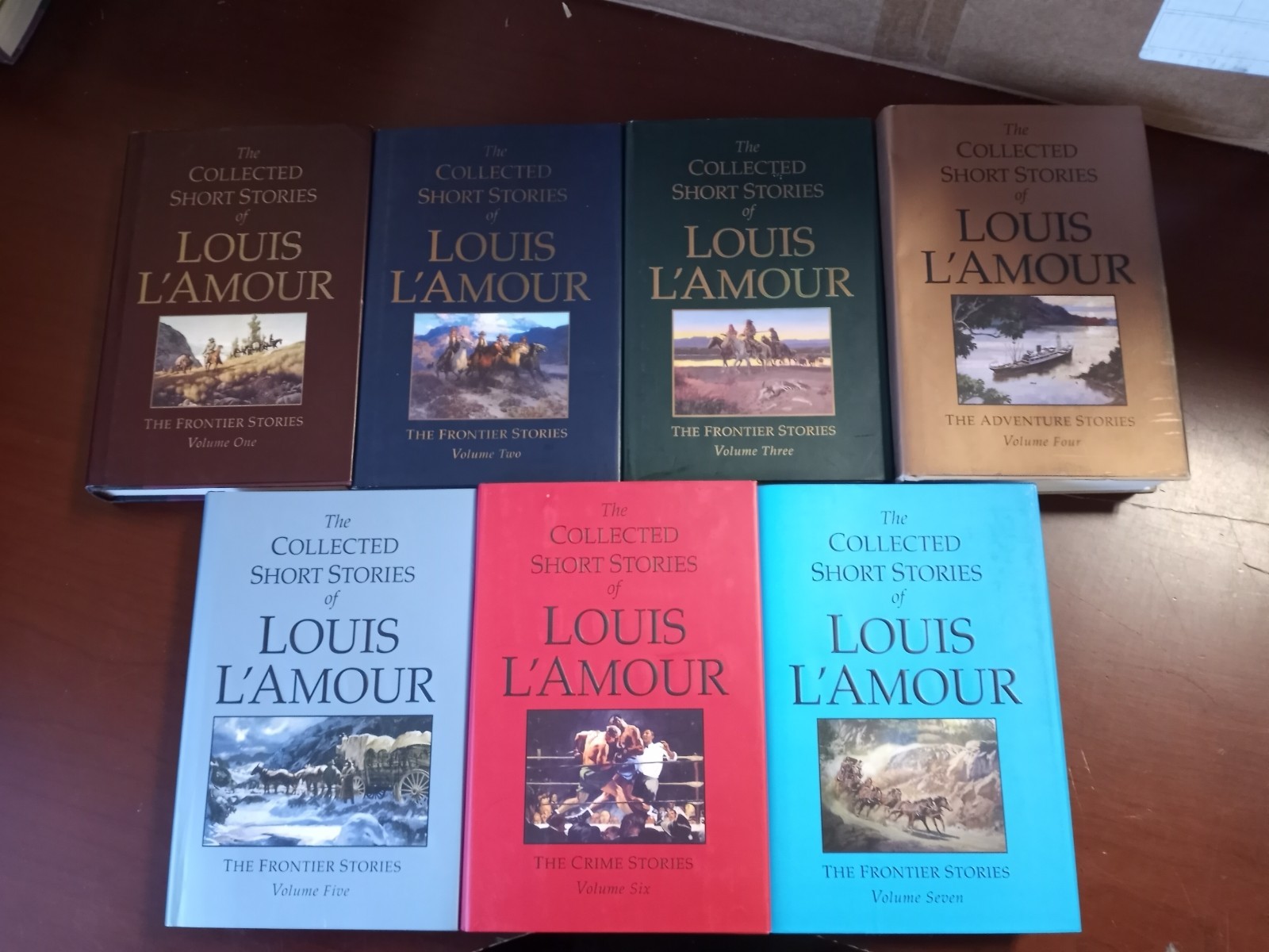 The Collected Short Stories of Louis L’Amour Books 1-7 Hardcover Set