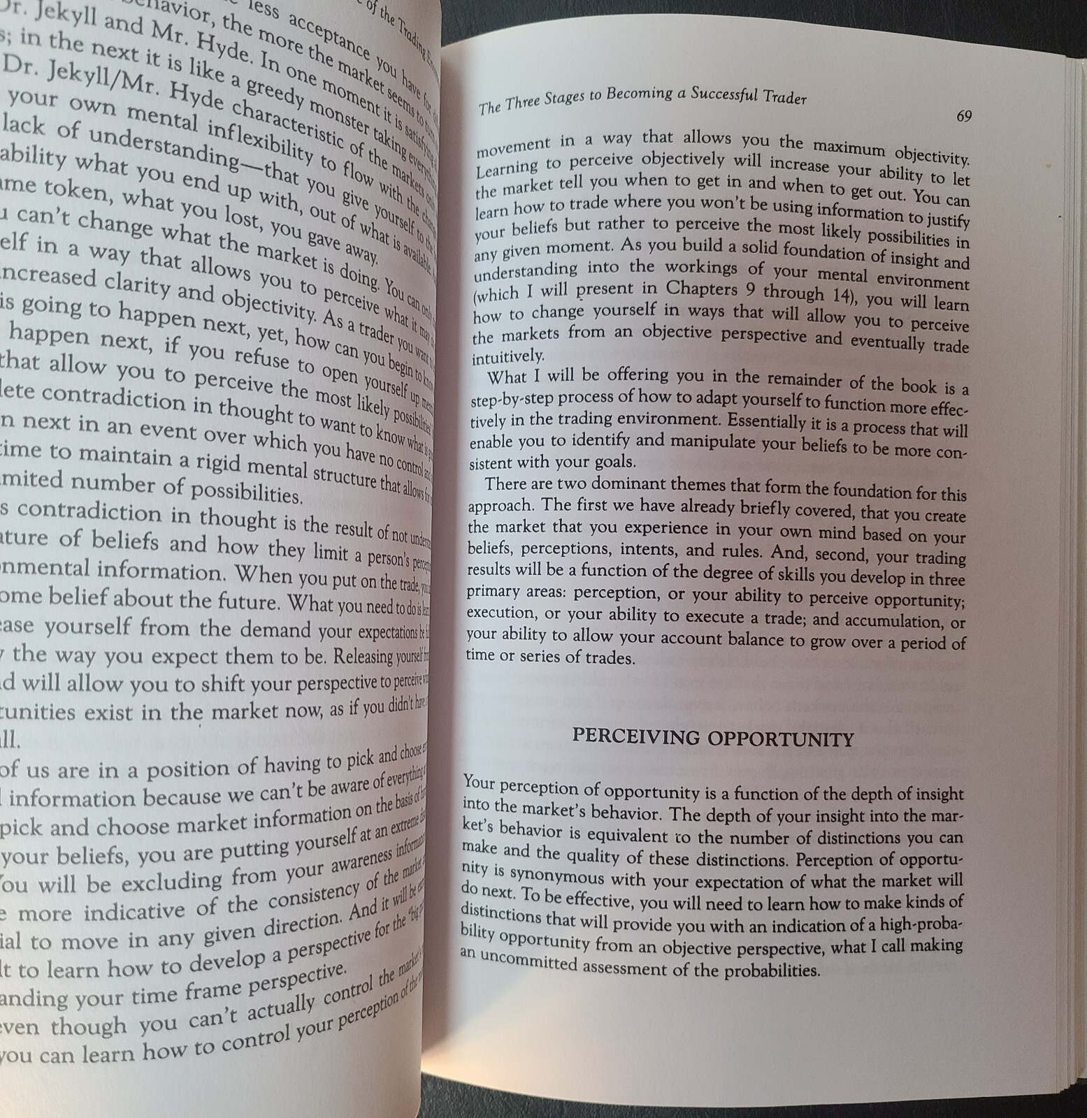 The Disciplined Trader By Mark Douglas (1990 Hardcover)