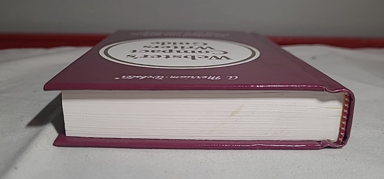Webster’s Compact Writers Guide – Hardcover 1987 Merriam-Webster