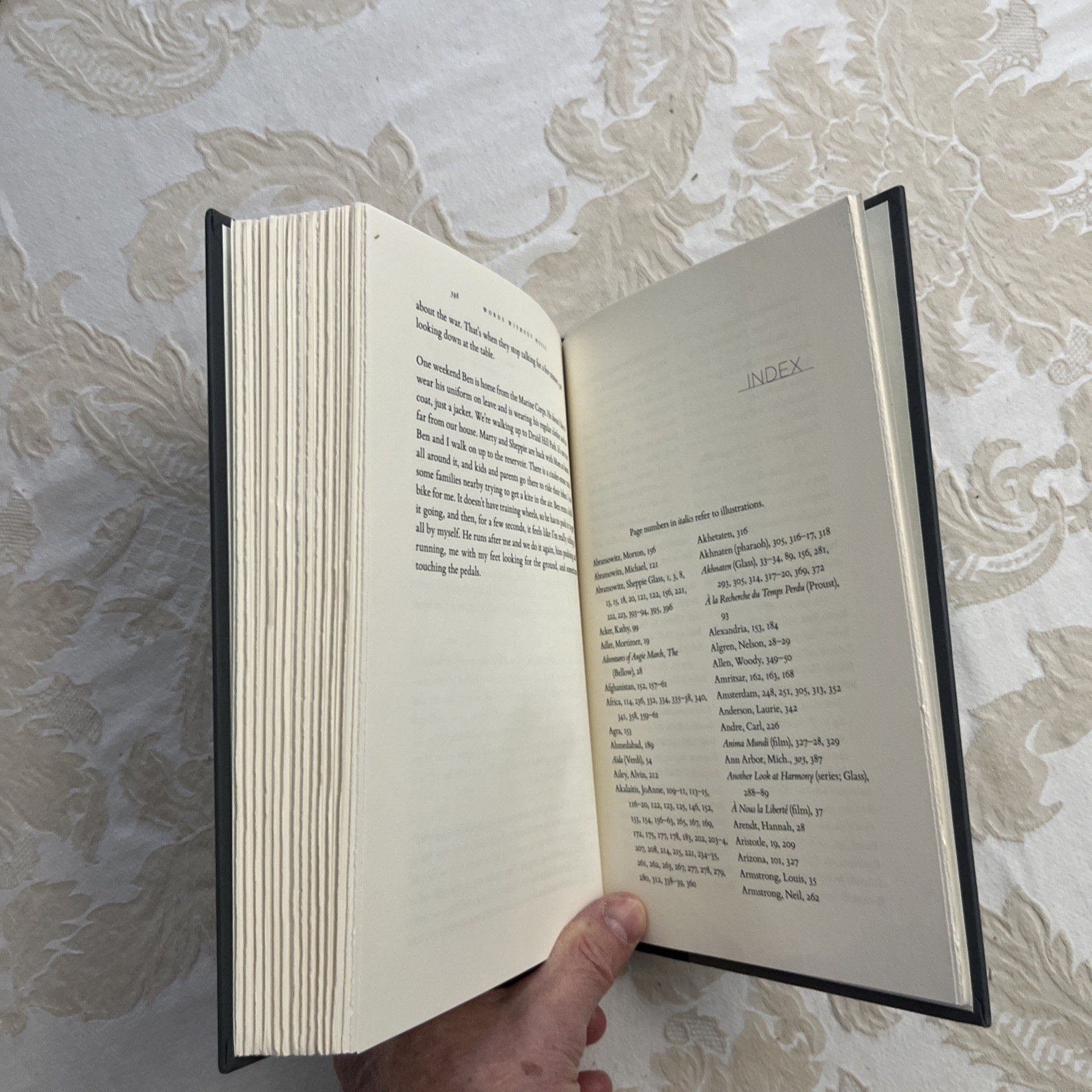 Words Without Music, Philip Glass. Liveright 2015. First Printing.