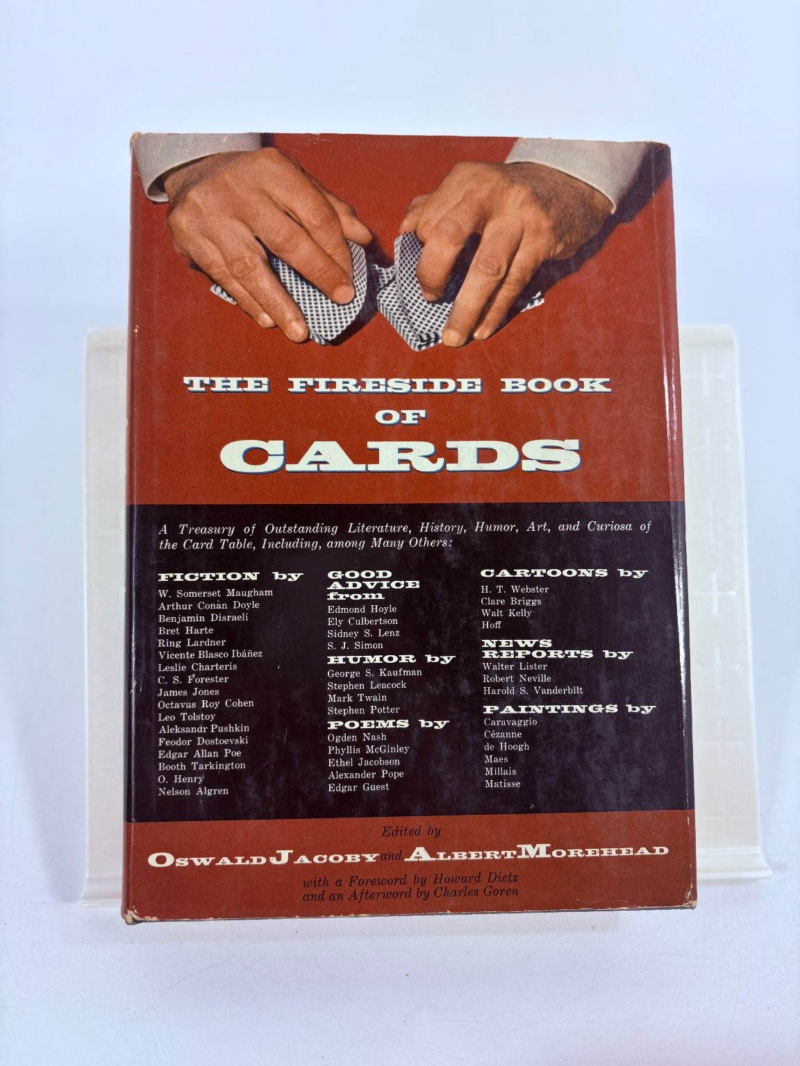 The Fireside Book of Cards Oswald Jacoby Albert Morehead 1957 First