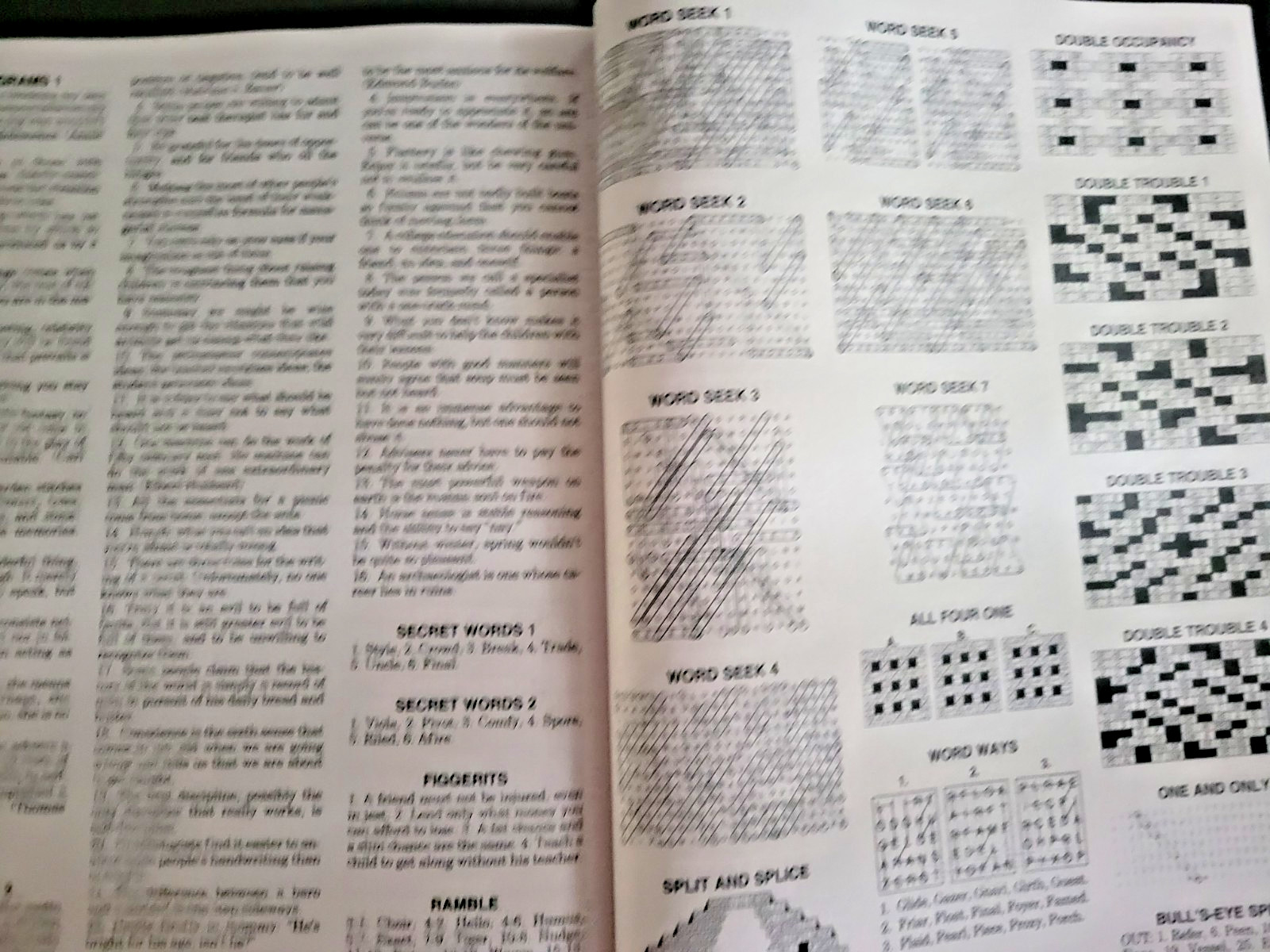 Lot of 2 Family Variety Puzzles & Games by Penny Press – Over 385 Puzzles Each!