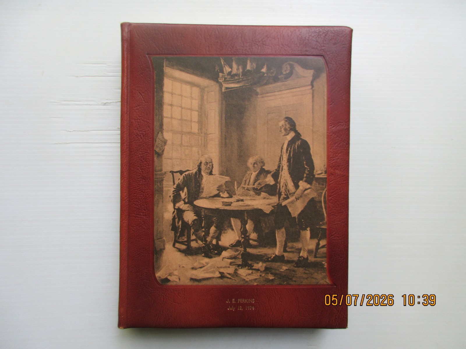 DAVID C. WHITNEY “THE COLONIAL SPIRIT OF 1776” Hardcover 1974