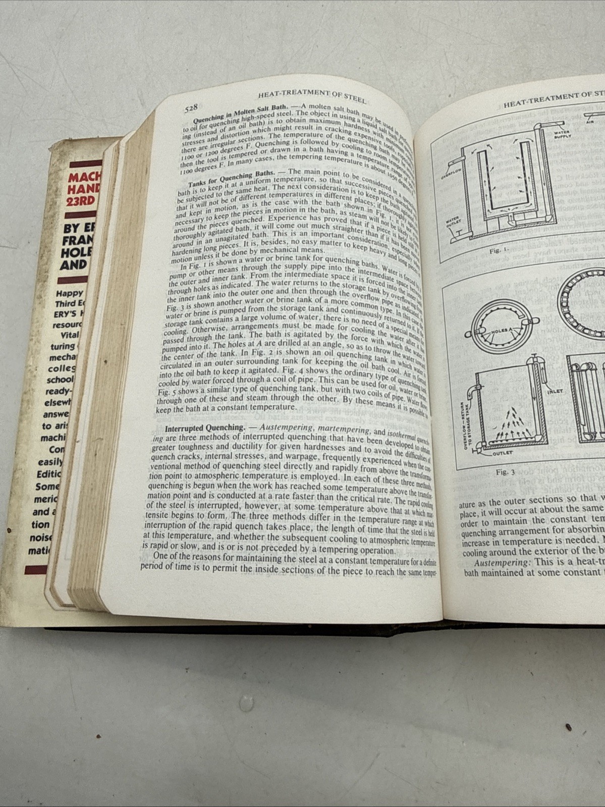 Machinery’s Handbook, 23rd Revised Edition Excellent Cond. Dust Jacket