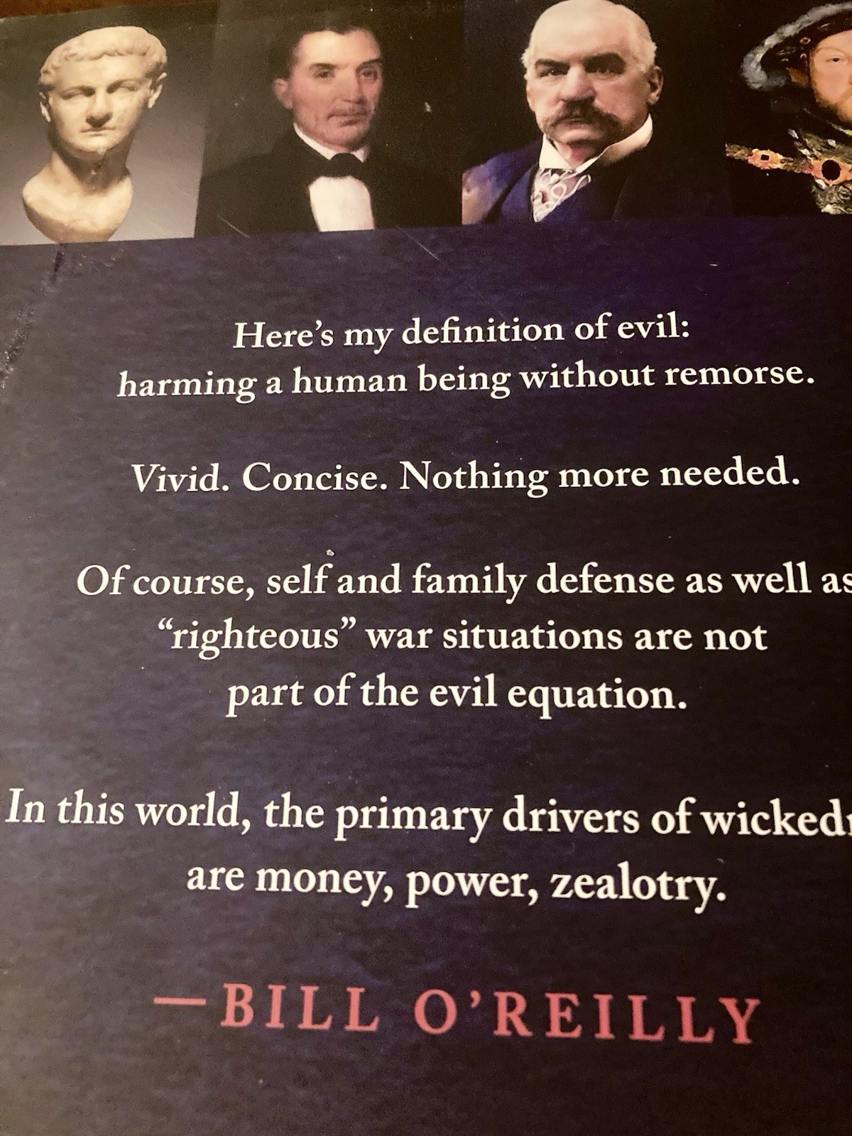 Confronting Evil : Assessing the Worst of the Worst by Bill O’Reilly – Hardcover