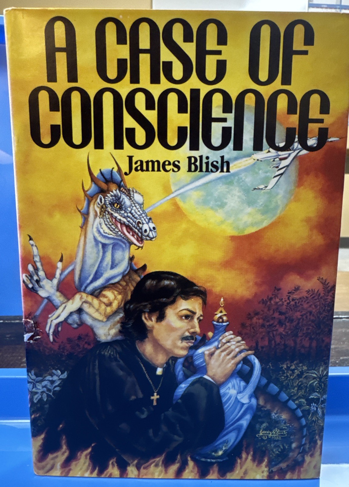 A Case of Conscience James Blish Book Club Edition BCE HC/DJ Sci-Fi Del Rey VGC