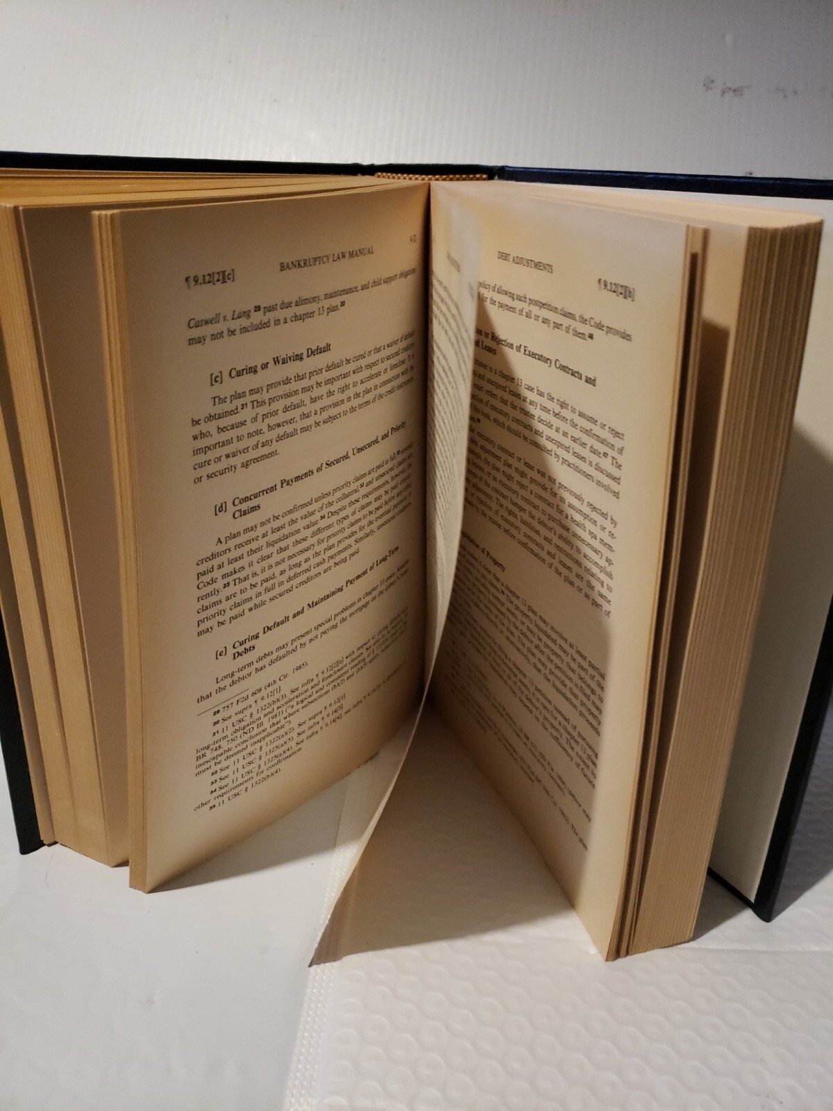 1986 Bankruptcy Law Manual Book Weintraub Resnick Warren Gorham Lamont Revised