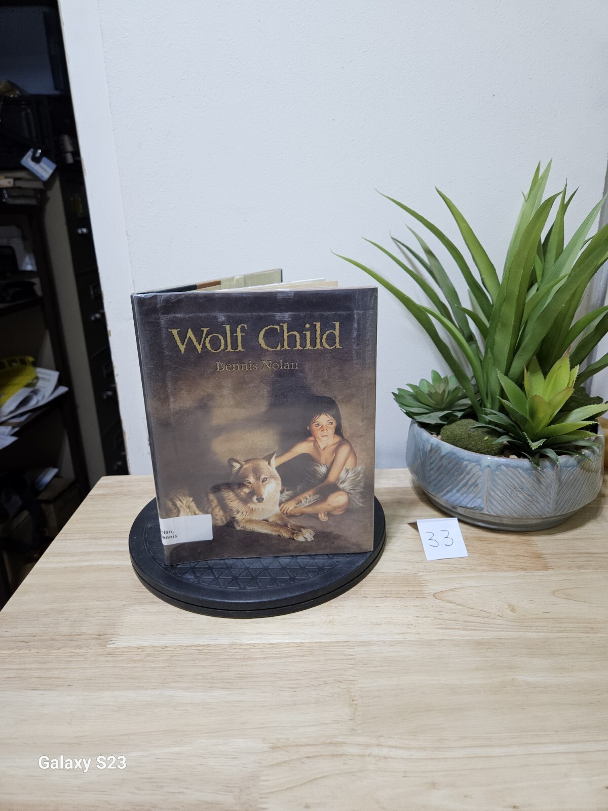 WOLF CHILD By Dennis Nolan 1989 Hardcover Dust Jacket