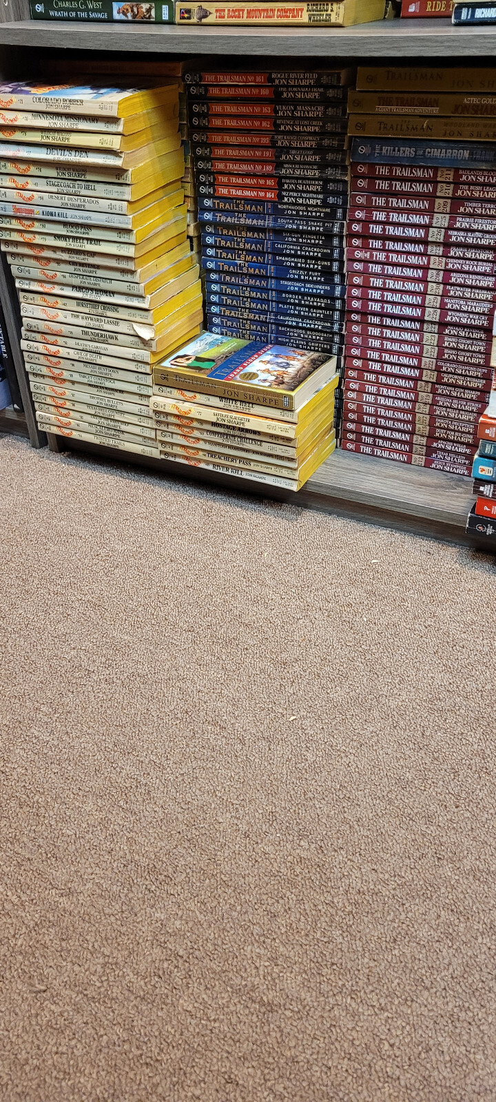 Vintage used books – The Trailsman by Jon Sharpe – eash book is $2.