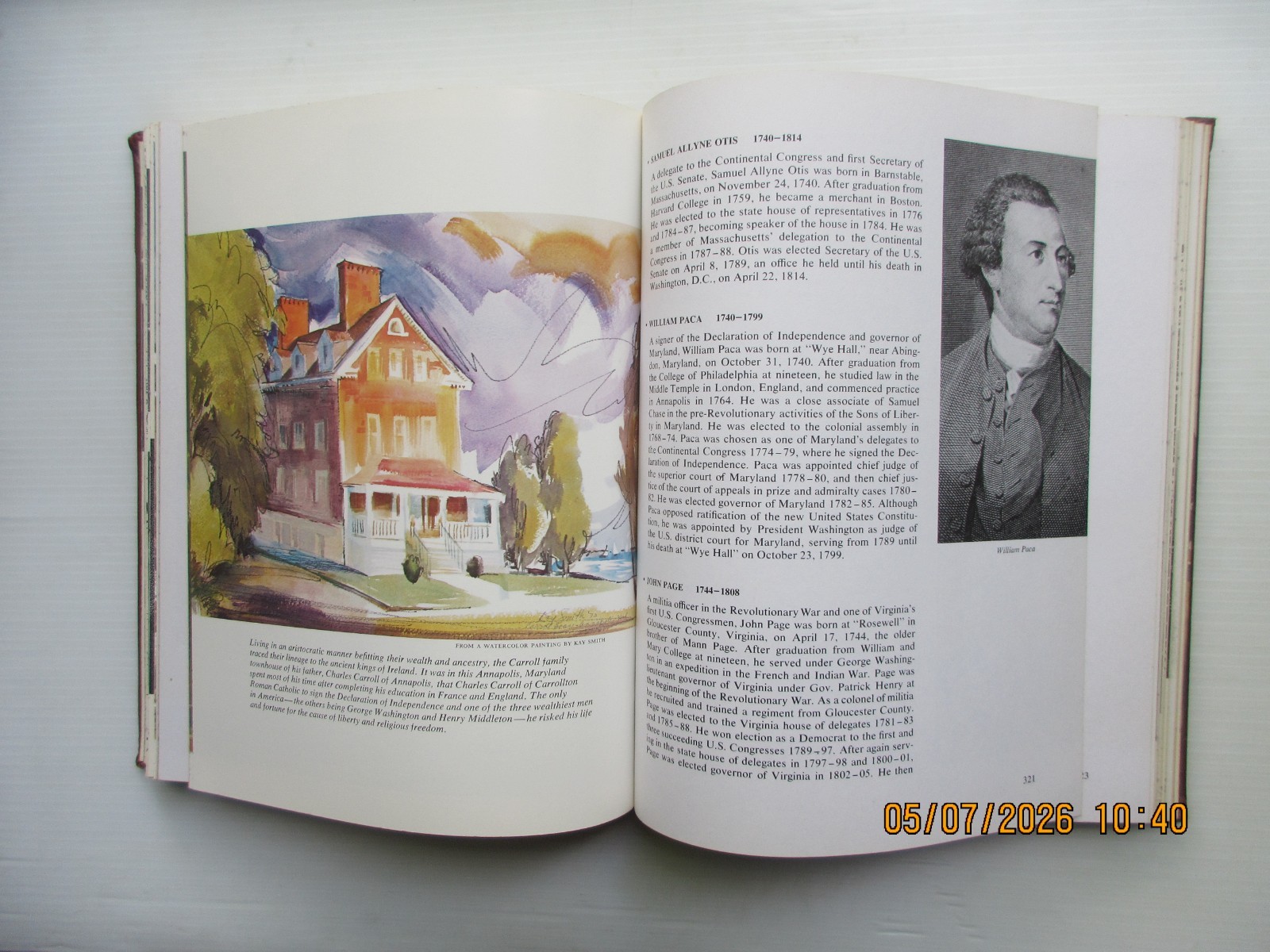 DAVID C. WHITNEY “THE COLONIAL SPIRIT OF 1776” Hardcover 1974