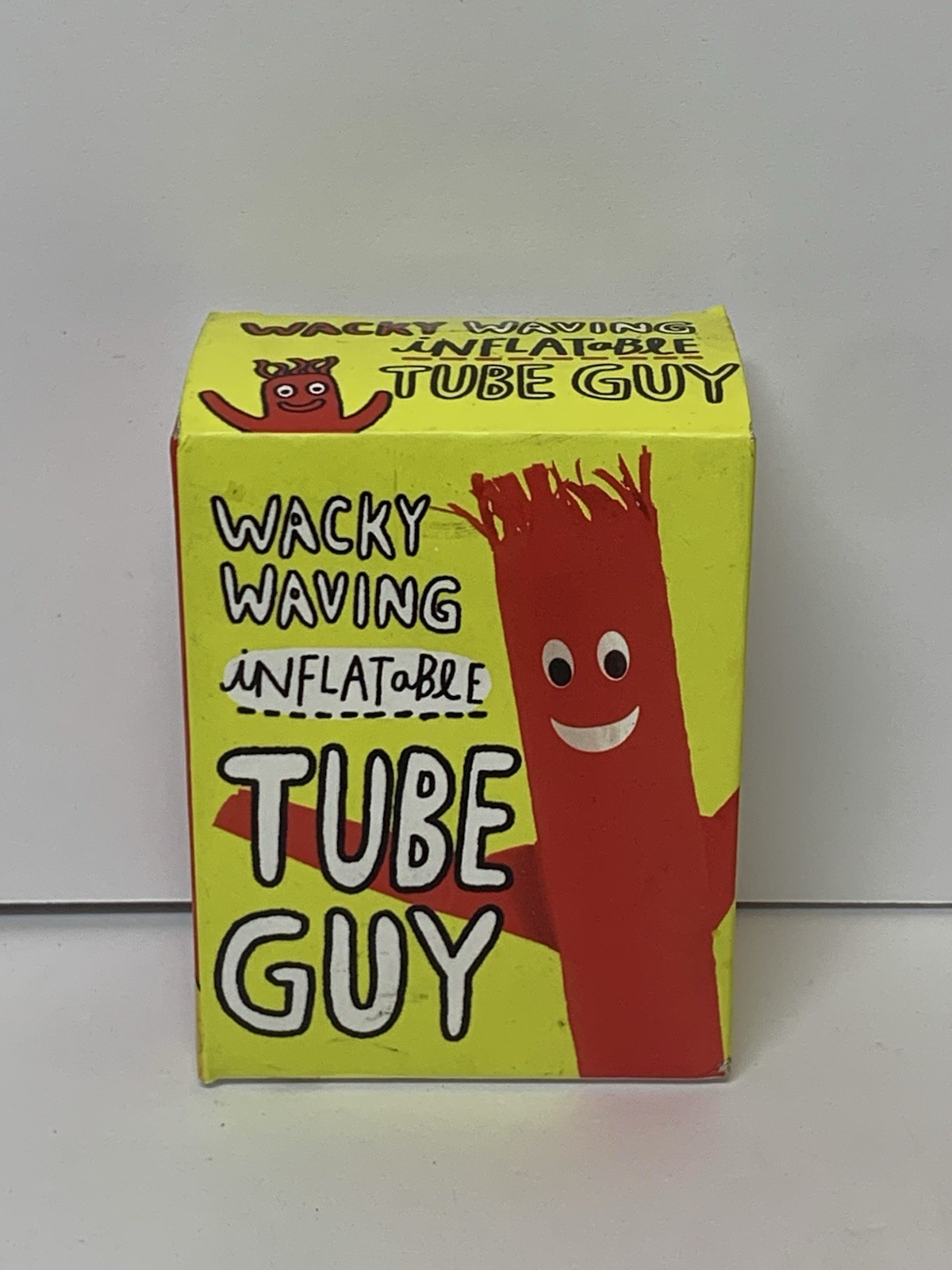 Wacky Waving Inflatable Tube Guy 17″ Mini Desk Version Fun Novelty Gift w/Book