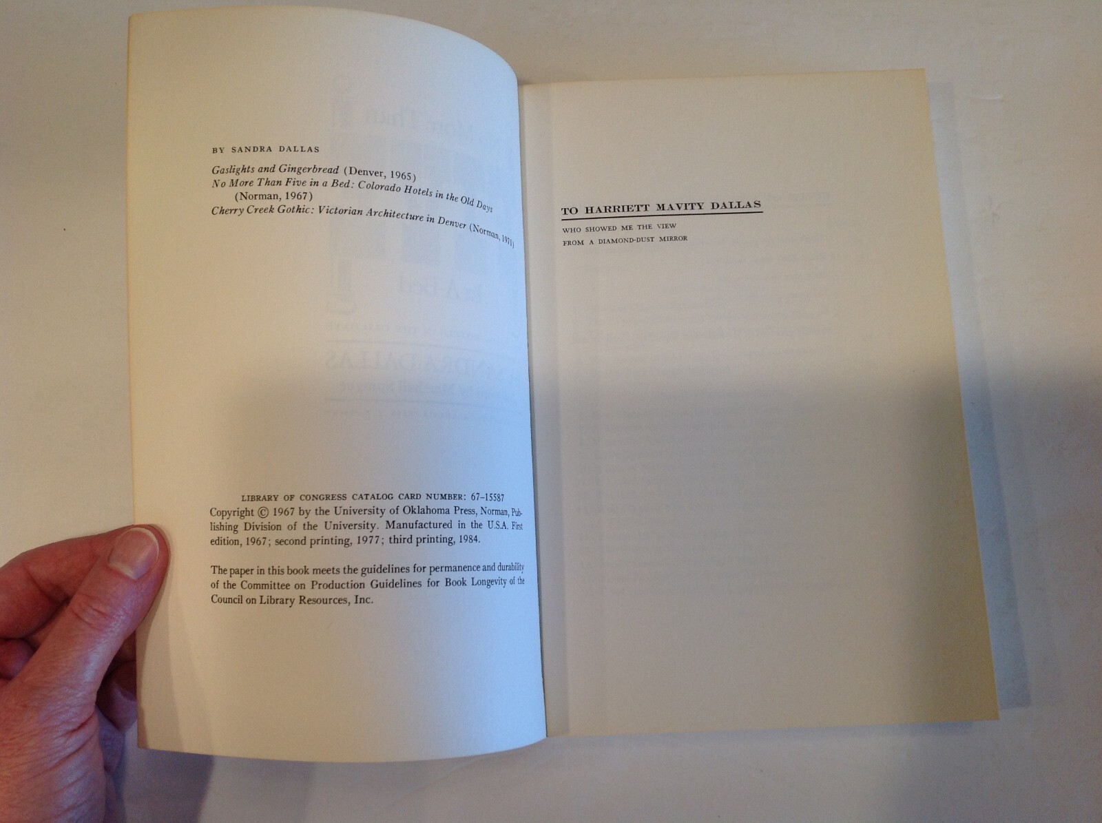 No More Than Five in A Bed by Sandra Dallas-1984