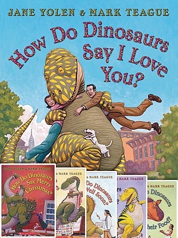 Set of 6 How Do Dinos Books By Jane Yolen & Mark Teague Includes How Do Dino…