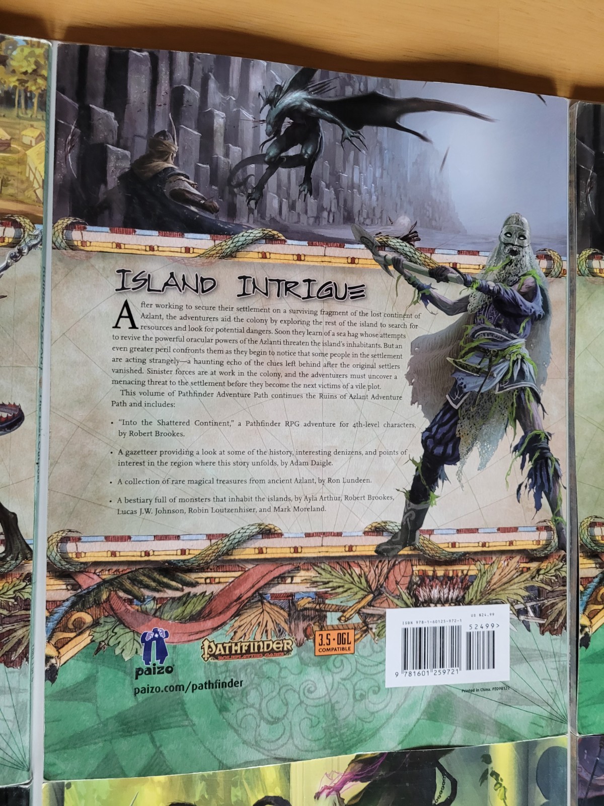 Pathfinder Adventure Path Ruins of Azlant #121-126 Complete Set 1,2,3,4,5,6 RPG