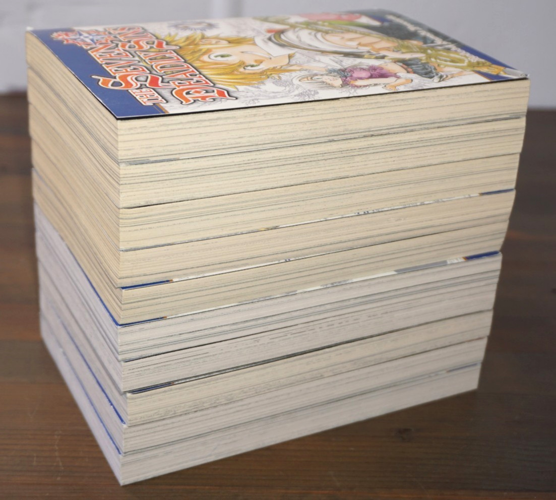 The Seven Deadly Sins Manga Lot of 10 Volumes Kodansha Comics