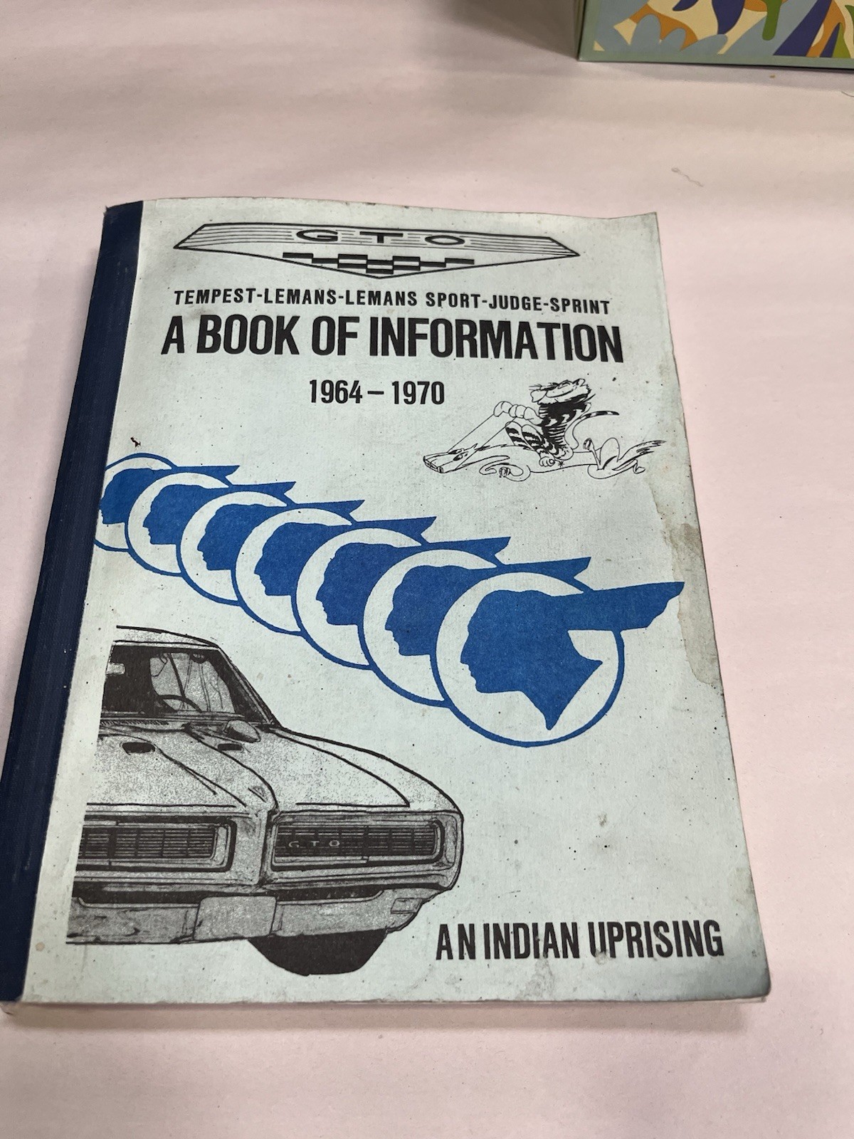A book of information Tempest GTO instruction manual