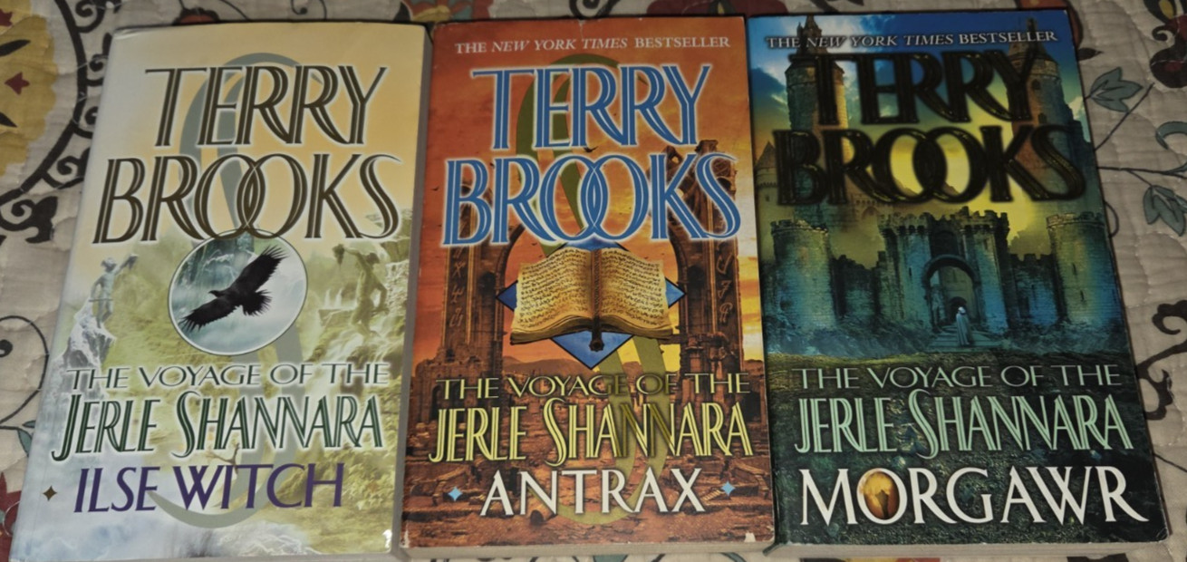 The Voyage of the Jerle Shannara Trilogy By Terry Brooks Set Of 3 MM Paperbacks