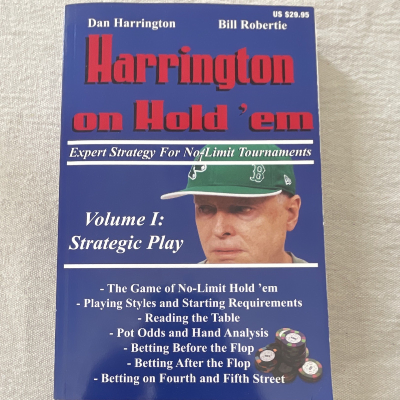 Harrington on Hold ’em Vol I Strategic Play by Harrington/Robertie 2004 PB 1st