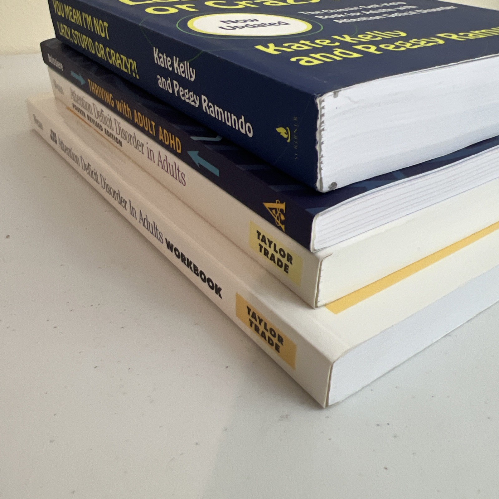 Adult ADHD 4 Book Lot – Executive Function Focus Workbook Lynn Weiss Kelly