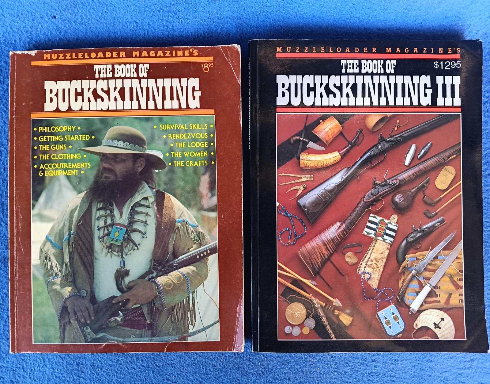 The Book of Buckskinning Muzzleloader Magazines Vol 1,3 Mountain Man Blackpowder