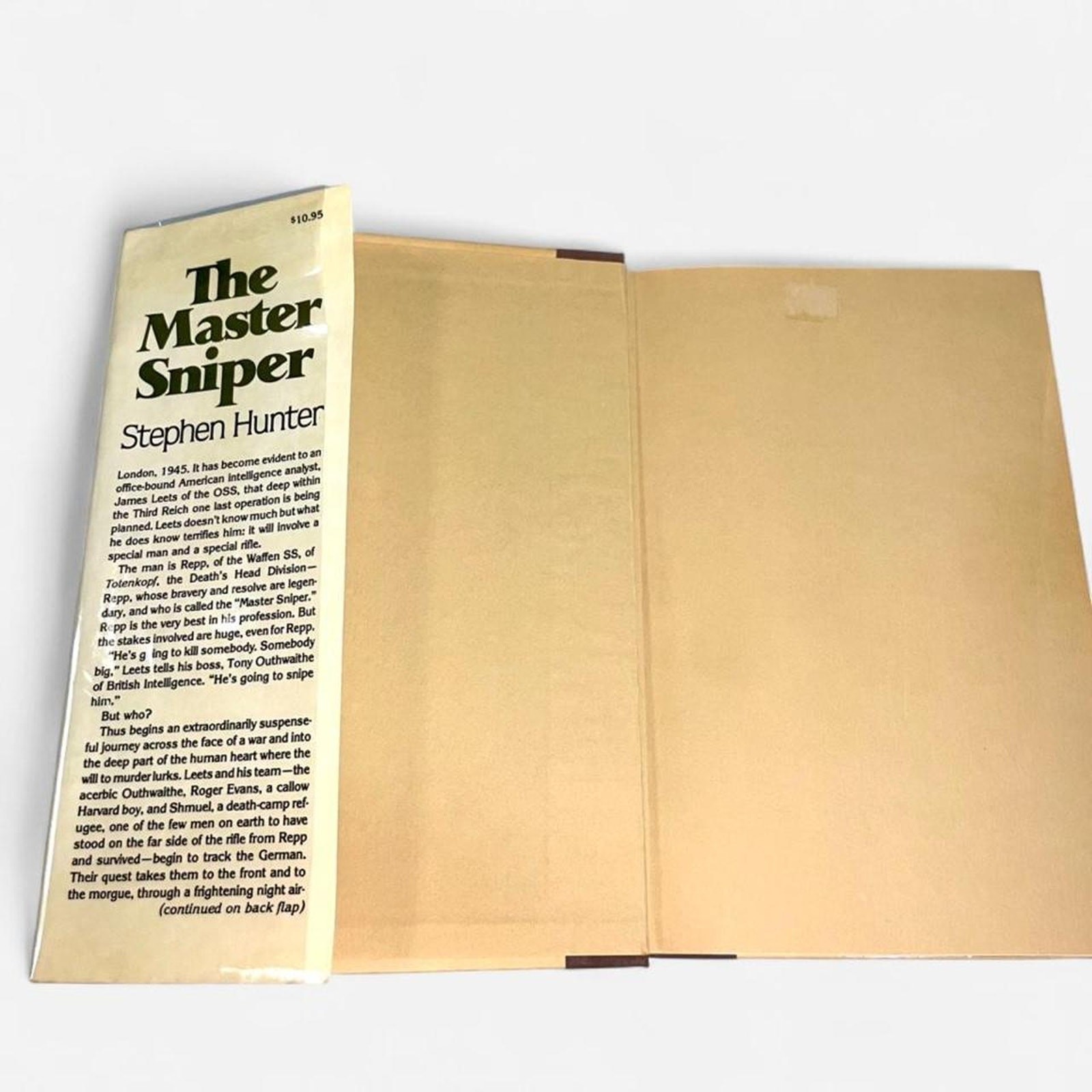 The Master Sniper Stephen Hunter SIGNED First Edition 1st Printing 1980 HCDJ