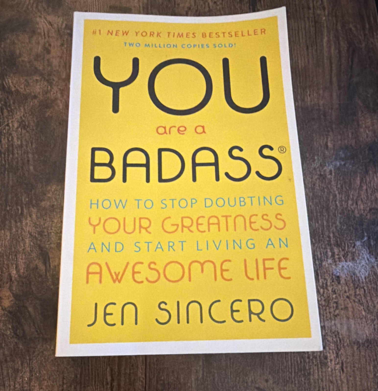 Jen Sincero You Are a Badass Trade Paperback Running Press 2013 Self-Help Book