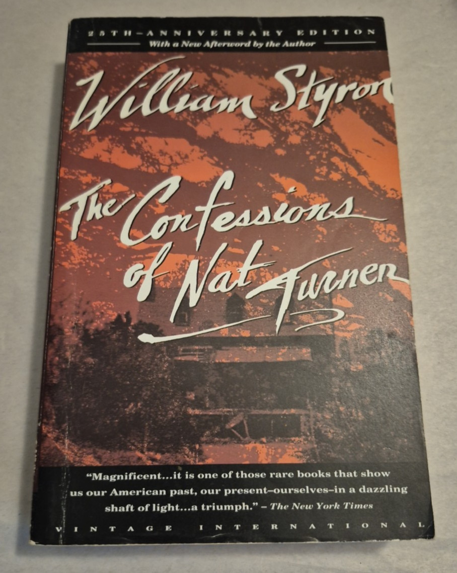 Confessions of Nat Turner William Styron Vintage TPB Historical American Fiction
