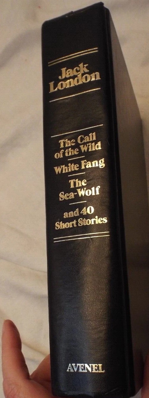 Works of Jack London Leather Bound Hard Cover Vintage 1980 Avenel