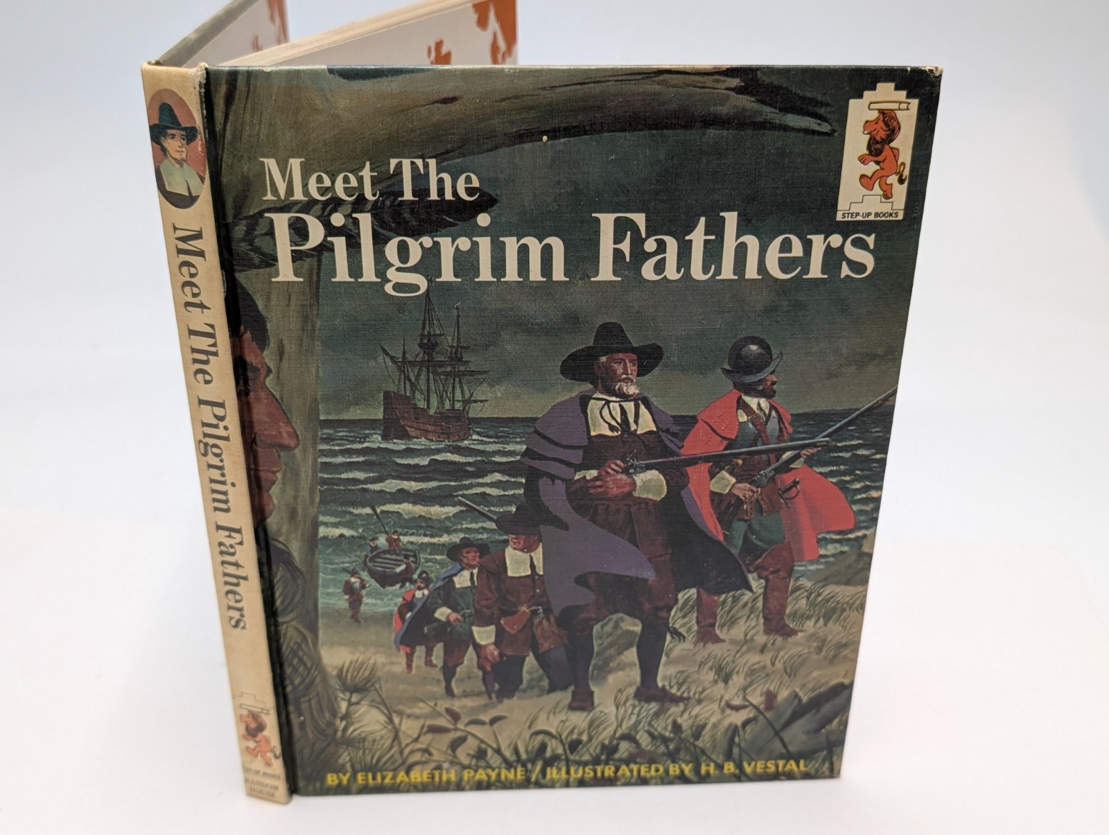 1966 Meet The Pilgrim Fathers Elizabeth Payne Random House Step-Up Book ExLib