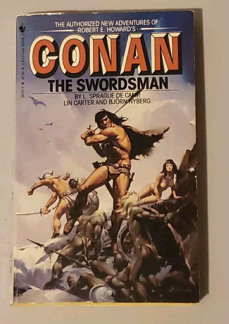 Conan The Swordsman De Camp & Lin Carter 1981 2nd Printing Bantam Fantasy 80s PB