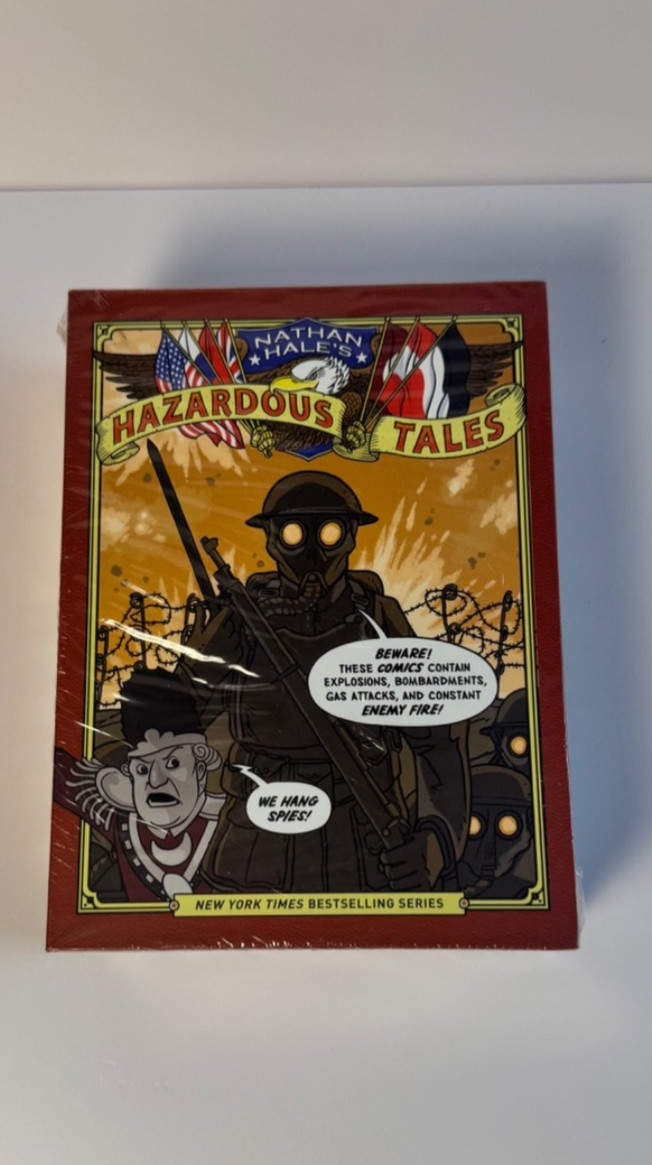 Nathan Hale’s Hazardous Tales 3-Book Box Set, KIDS HISTORICAL FICTION! NEW