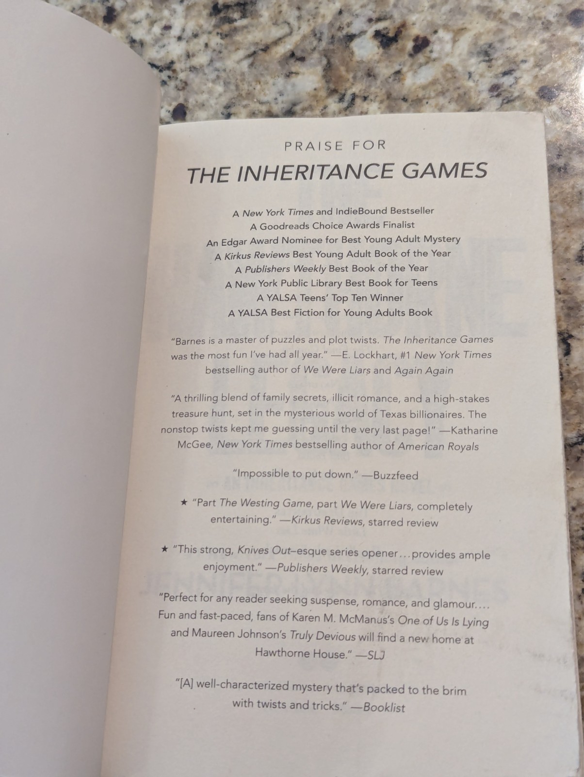 The Hawthorne Legacy (The Inheritance Games, 2) – Paperback – GOOD