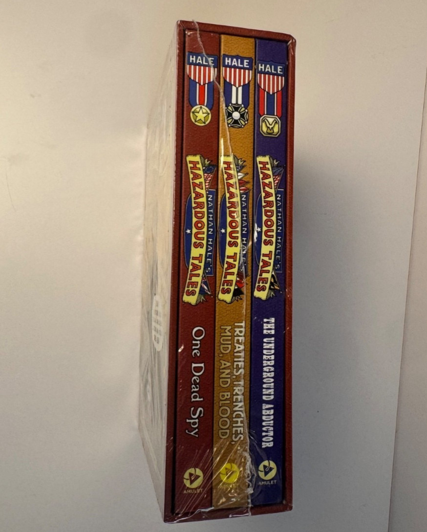 Nathan Hale’s Hazardous Tales 3-Book Box Set, KIDS HISTORICAL FICTION! NEW