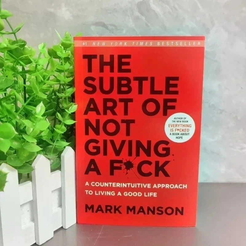 New “The Subtle Art Of Not Giving A F Mark Manson Hardcover” Stress Relief Book