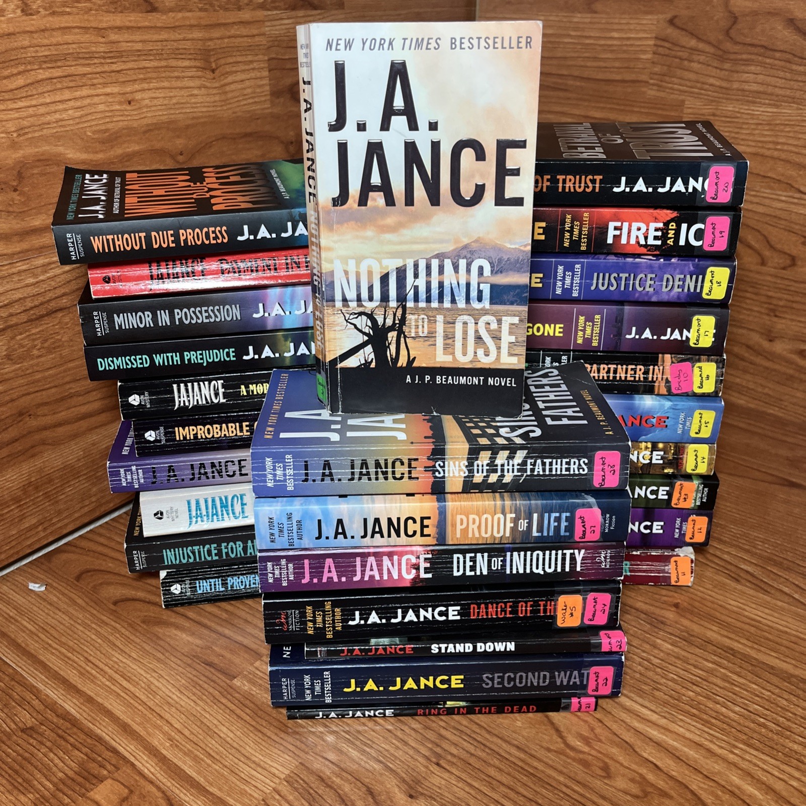 JA J.A. Jance BEAUMONT Series Lot of 28 Paperback PB Books